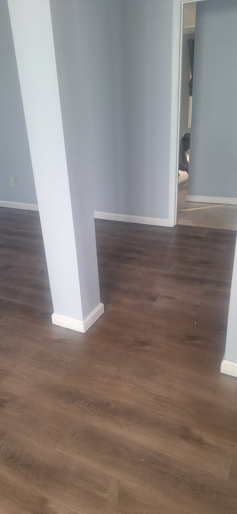 Luxury vinyl plank flooring project by Hank's Flooring