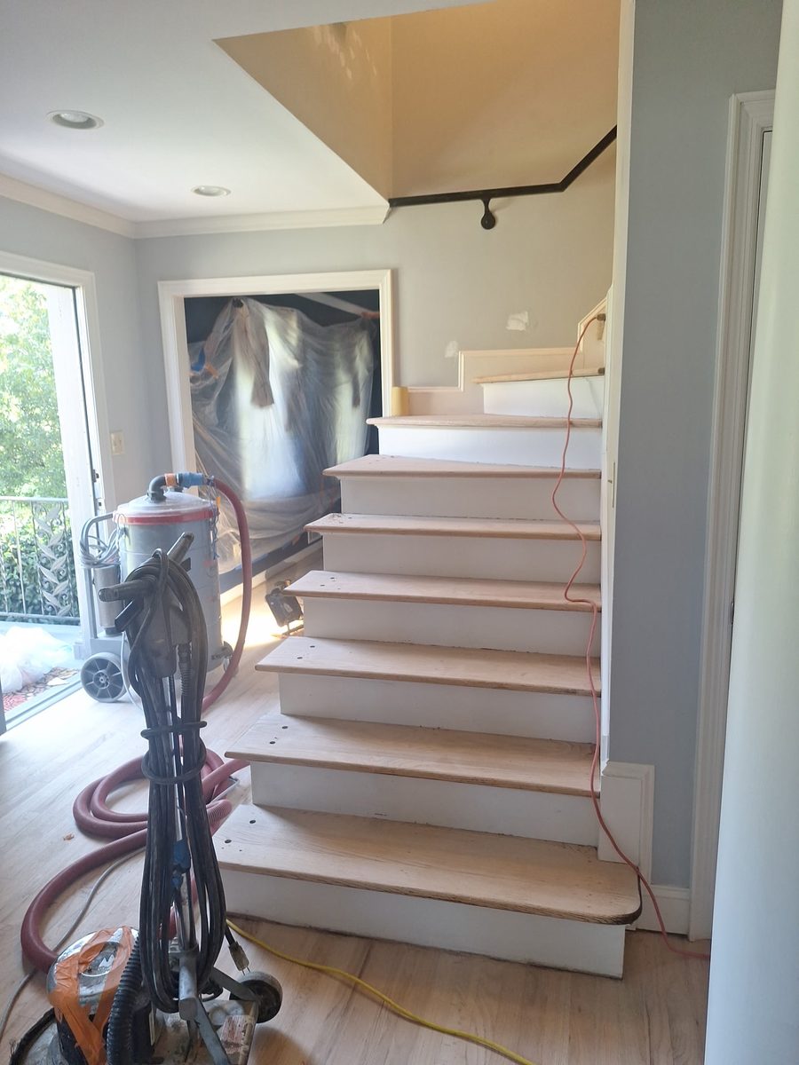 Recent hardwood flooring project by Hank's Flooring