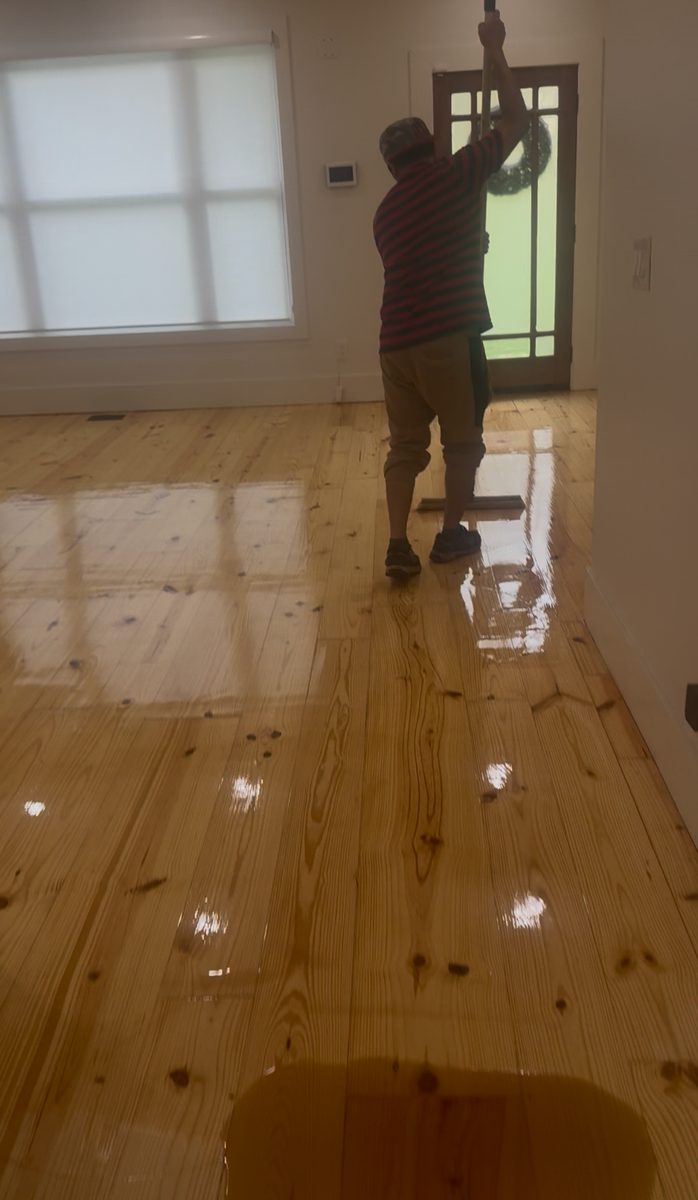 Recent hardwood flooring project by Hank's Flooring