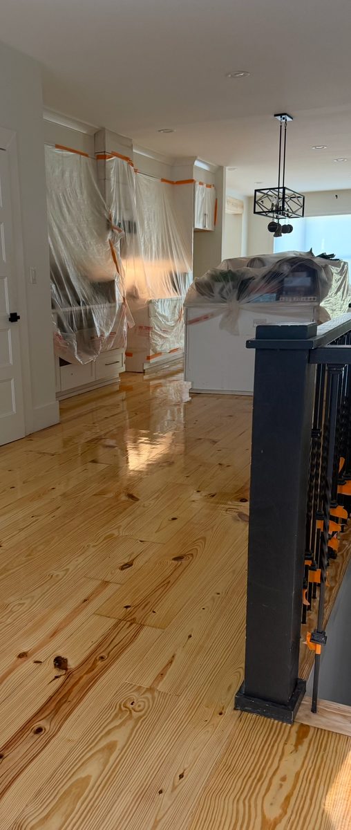 Recent hardwood flooring project by Hank's Flooring