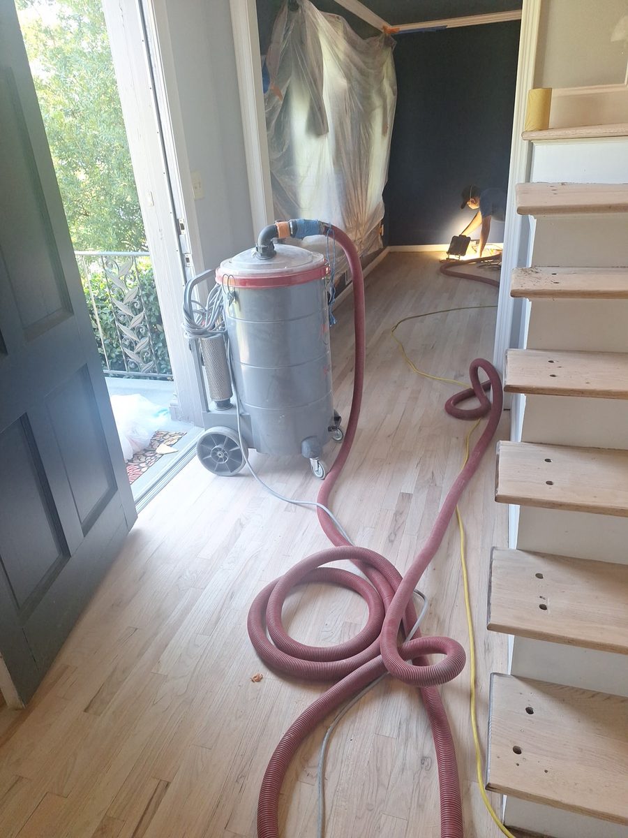 Recent hardwood flooring project by Hank's Flooring